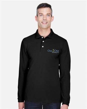 Men's Easy Blend™ Long Sleeve Polo